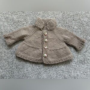 12-18m Hand Knit Cardigan